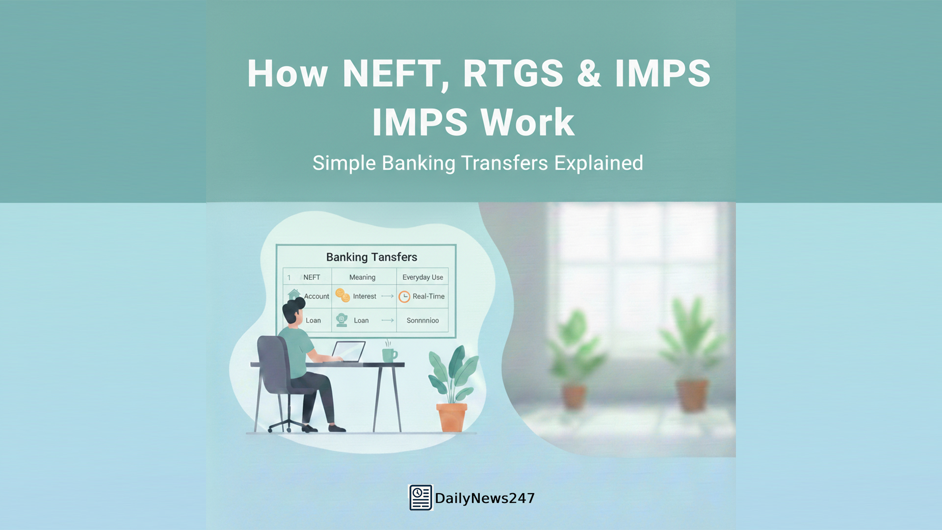 How NEFT, RTGS & IMPS Work: Simple Banking Transfers Explained