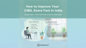 How to Improve Your CIBIL Score Fast in India (Legal Ways) – Real Case Study & Step-by-Step Guide