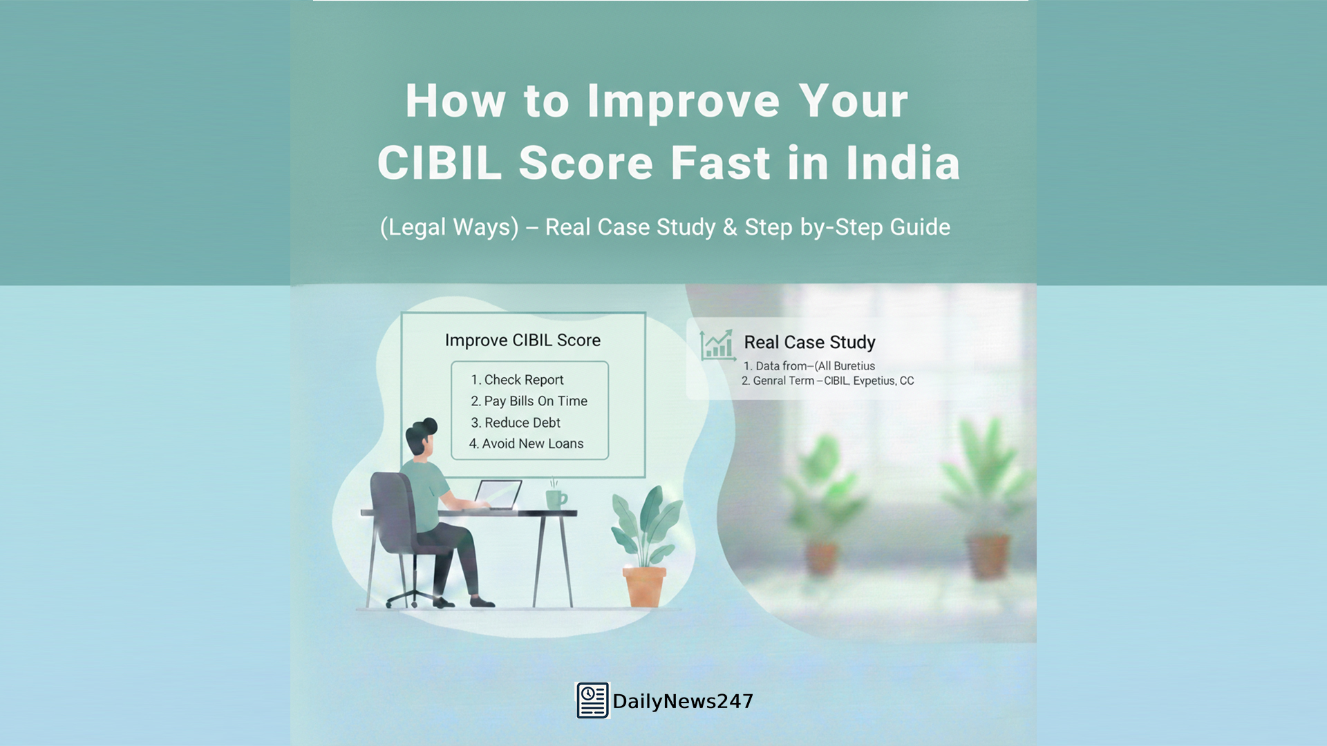 How to Improve Your CIBIL Score Fast in India (Legal Ways) – Real Case Study & Step-by-Step Guide